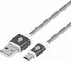 Tb Energy Braided USB 2.0 Cable USB-C Male - USB-A Gray 1.5m
