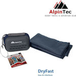 AlpinPro DryFast Prosop de Față Microfibră Albastru 50x30cm.