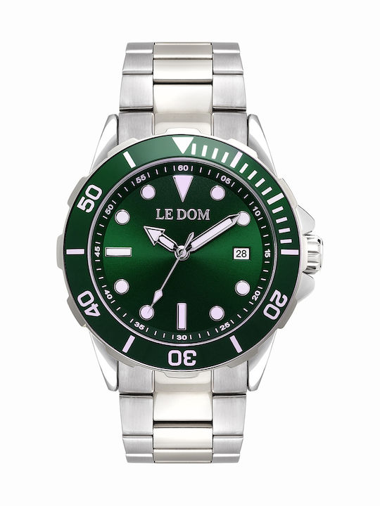 Le Dom Nautilus Ανδρικό Ρολόι 43mm Μπαταρίας με...