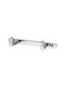 Gloria Double Wall-Mounted Bathroom Hook Silver