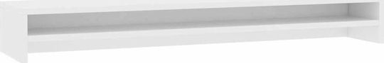 vidaXL Desktop Stand for 2 Monitors White (800333)