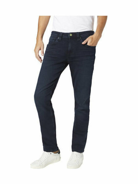 Cash Men's Jeans Pants with Regular Straight Fit Blue