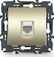 Aca Prime Front Single Network Socket RJ45 Cat6...