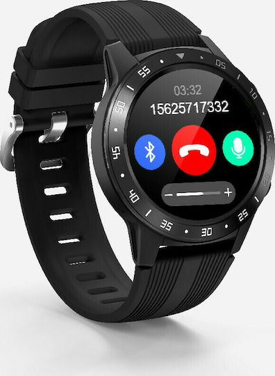 MaxCom FW37 Argon Smartwatch mit Pulsmesser (Schwarz)