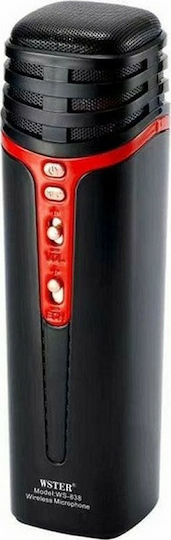 WSTER Wireless Karaoke Microphone in Black Color