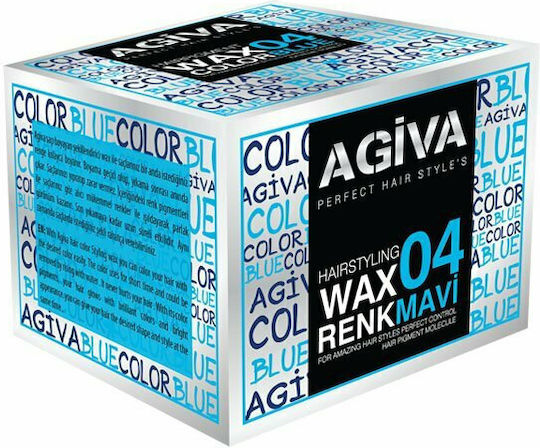 Agiva Hairpigment Color Wax Κερί 04 Blue για Δυνατό Κράτημα & Λάμψη 120gr