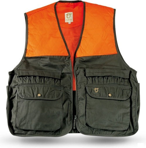 Toxotis Active Wear Vestă de Vânătoare Orange / Khaki
