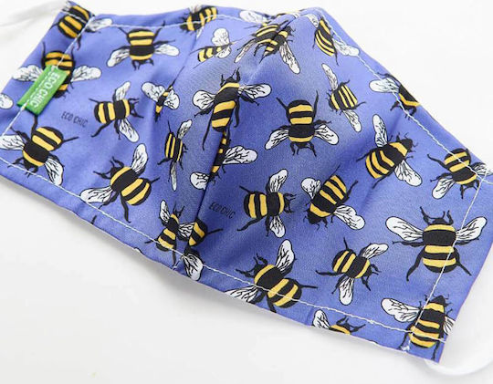 Eco Chic Face Cover Mini Schutzmaske Stoff Mehrfarbig M81 1Stück