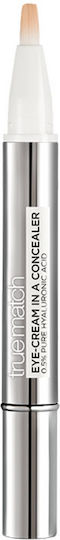 L'Oreal Paris L'Oréal Paris True Match Eye-Cream in a Concealer Cream Concealer 3-5N Natural Beige 2ml