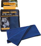 Travelsafe Prosop de Față Microfibră Albastru 135x70cm.