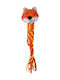 Kong Winder Fox Dog Toy Medium with Sound Orange 35cm