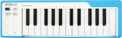 Arturia Midi-Tastatur Microlab mit 25 Tasten Blau