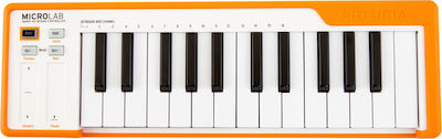 Arturia Midi Keyboard Microlab με 25 Πλήκτρα σε Πορτοκαλί Χρώμα