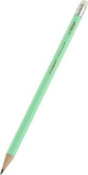 Stabilo Swano Pastel Pencil HB with Eraser Green