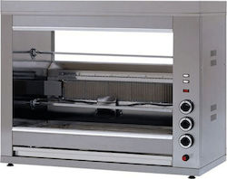 Panaritis K2-120 Chicken Rottisserie Grill LPG 12kW with Dimensions 50x120x115cm