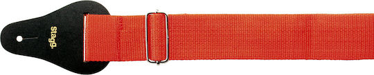 Stagg Nylon 2" BJA006 Каишка за Китара / Бас Червен