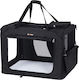 Songmics Feandrea Waterproof Dog Carrying Black Handbag L60xW40xH40cm
