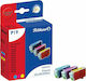 Pelikan P19 Πακέτο Συμβατών Μελανιών Εκτυπωτή InkJet Canon CLI-521 9ml Πολλαπλό (Color) 3τμχ