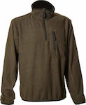 Toxotis Active Wear Pullover Fleece Microfleece 180gr in Khaki color 061