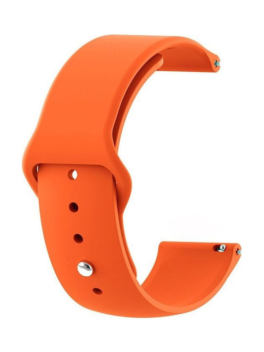 Tactical 613 Λουράκι Σιλικόνης με Pin Πορτοκαλί (Mi Watch)