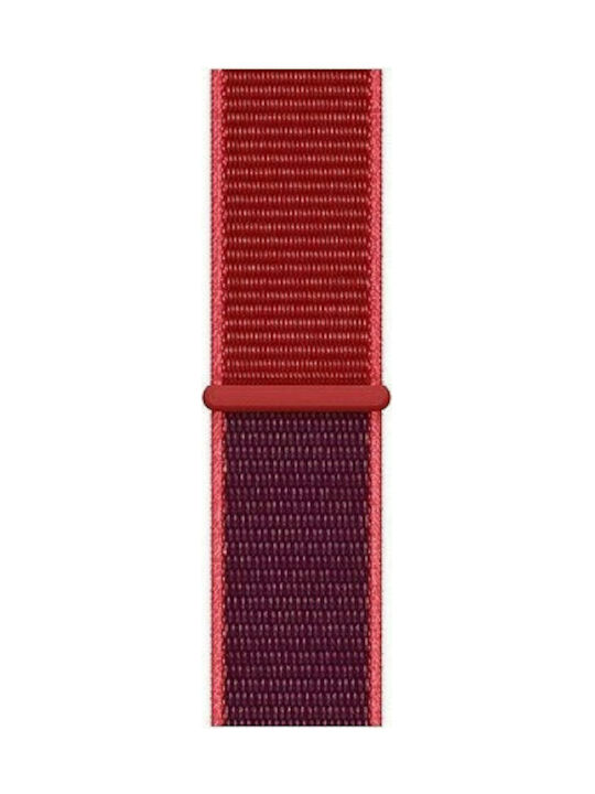 Apple Sport Loop Armband Stoff Rot (Apple Watch...