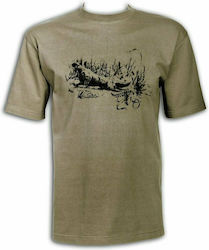 Toxotis Active Wear T-shirt Setter in Khaki color 05GDS