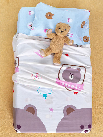 Palamaiki Set Pentru Patut Baby Satin Multicolor 3buc piese