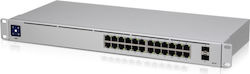 Ubiquiti UniFi Switch USW-24 Managed L2 Switch με 24 Θύρες Gigabit (1Gbps) Ethernet και 2 SFP Θύρες