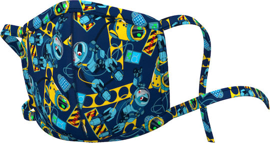 Urban Zac 2.0 Kids Tie Back Face Mask Roboto 1τμχ