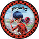 Amscan Miraculous Ladybug Party Plate 8 Pieces