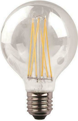 Eurolamp LED Lampen für Fassung E27 und Form G95 Warmes Weiß 1600lm 1Stück