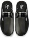 Parex Men's Leather Slippers Black 10122040.B