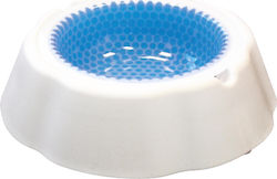 Nobby Fresh Plastic Bowls Dog Food & Water White with Base 950ml