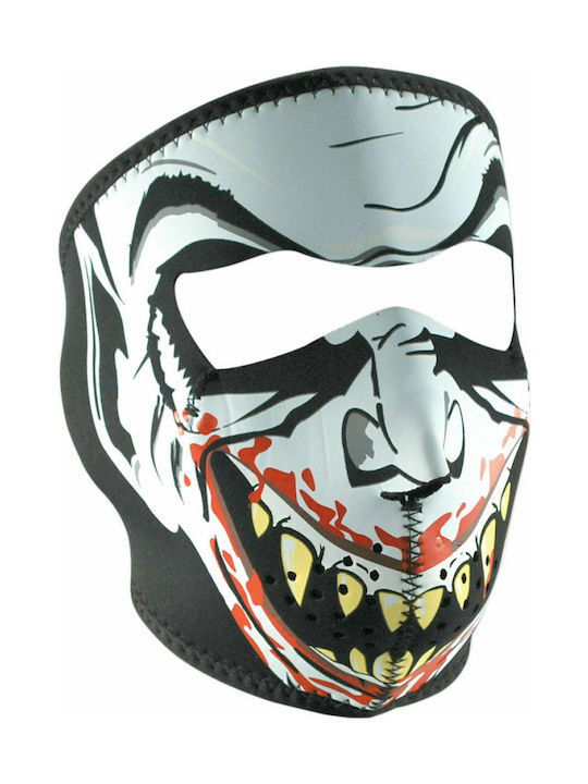 Zan Headgear Glow Vampire Μάσκα Προσώπου Αναβάτη Μοτοσυκλέτας Neoprene Πολύχρωμη Zan Headgear Glow Vampire Μάσκα Προσώπου Αναβάτη Μοτοσυκλέτας Neoprene Πολύχρωμη