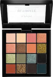 Nyx Professional Makeup Ultimate Lidschatten-Palette in fester Form Utopia 16 Shades 13.3gr
