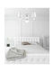 Home Lighting KQ 2576/6 Belo Ceiling Light White for 6 E14 Bulbs 59x4x33cm