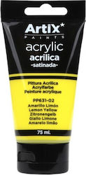 Artix Acrylic 75ml Lemon Yellow