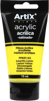 Artix Acrylic Set Culori Acrilice Pictură în culoarea Galben Galben lămâie 75ml 1buc PP631-02