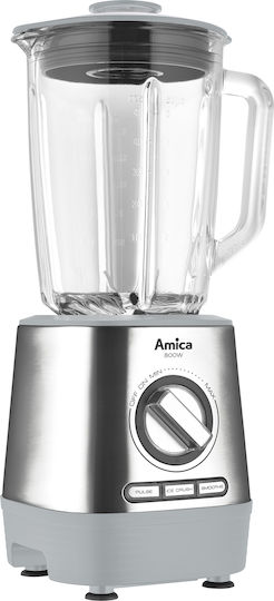 Amica BTM5012 Mixer mit Kunststoffkanne 1,5 l 800W Inox