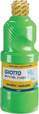 Giotto School Paint Tempera Colour Paint Bottle 1000ml Green