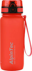 AlpinPro Sport Water Bottle Plastic 650ml Orange AlpinPro Sport Water Bottle Plastic 650ml Orange