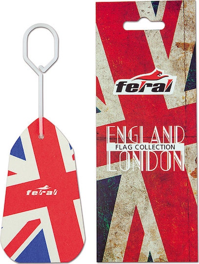 Feral Car Air Freshener Tab Pendand Flag Collection Great Britain
