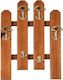 Biotrap Wooden Wall Hanger with 12 Slots Brown 71x50cm 1pc