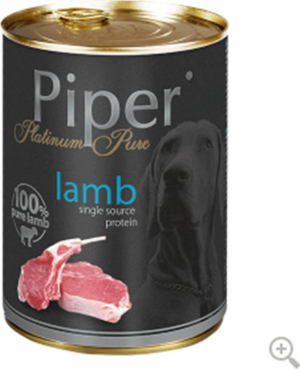 Dolina Noteci Piper Platinum Pure Υγρή Τροφή Σκύλων σε Κονσέρβα με Αρνί χωρίς Γλουτένη 400gr