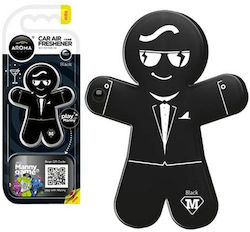 Aroma Car Car Air Freshener Tab Pendand Manny Black 8gr 19601