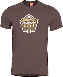 Pentagon Ageron T-shirt Terra σε Καφέ χρώμα