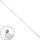 GloboStar Lichtleiste Einseitiges mit 1 Platz für LED-Lampe T5 150cm
