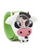 Wacky Watches Παιδικό Αναλογικό Ρολόι Wacky Slap 3D Cow Λευκό