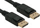 Bridgecable Cable DisplayPort male - DisplayPort male 1.5m Μαύρο (30680)