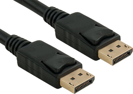 Bridgecable Cable DisplayPort male - DisplayPort male 1.5m Μαύρο (30680)